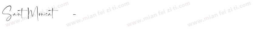 Saint Monicat字体下载字体转换